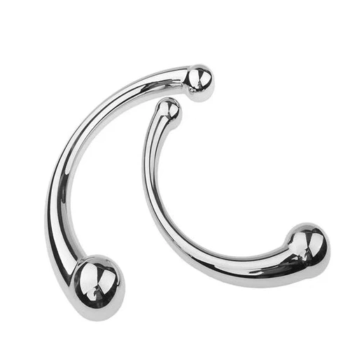 Elegant Hook Anal Ended Steel Stainless Double 5858 0603
